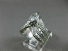 ESTATE WIDE 1.15CT OLD MINE DIAMOND 14K WHITE GOLD 3D MARQUISE V ENGAGEMENT RING