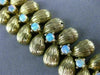ANITQUE WIDE & LONG AAA AUSTRALIAN OPAL 14KT YELLOW GOLD CLASSIC BRACELET #640