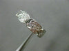 ESTATE .50CT DIAMOND 18KT WHITE GOLD 3D ETERNITY WEDDING ANNIVERSARY RING #6355
