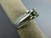 ESTATE .30CT DIAMOND 14K WHITE GOLD 3D TENSION SEMI MOUNT ENGAGEMENT RING #16097