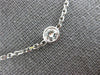 ESTATE 1.64CT DIAMOND 14KT WHITE GOLD 5 STONE DIAMOND BY THE YARD NECKLACE #380