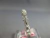 .24CT DIAMOND 14KT WHITE GOLD 3D 7 STONE FILIGREE MATTE & SHINY ANNIVERSARY RING
