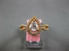 .67CT DIAMOND 18K YELLOW GOLD 3D CLASSIC ROUND & PEAR SHAPE HALO ENGAGEMENT RING