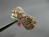 ESTATE 3.73CT DIAMOND 18K WHITE & ROSE GOLD 3D INFINITY WEDDING ANNIVERSARY RING