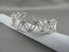 ANTIQUE 4.01CTW WIDE FILIGREE 14KT DIAMOND TRIANGLE BRACELET AMAZING!!!!