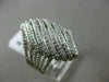 ESTATE LARGE 1.92CT ROUND DIAMOND 14KT WHITE GOLD 3D MARQUISE SHAPE PROMISE RING