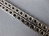 LARGE 53CT DIAMOND AAA AMETHYST 18KT WHITE GOLD PRINCESS & ROUND LARIAT NECKLACE