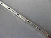 ESTATE LONG .96CT DIAMOND 14KT WHITE GOLD 3D WAVE SEMI ETERNITY LARIAT NECKLACE