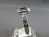 .90CT DIAMOND & AAA SAPPHIRE 14KT WHITE GOLD EMERALD CUT & ROUND ENGAGEMENT RING