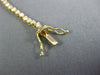 ESTATE .96CT DIAMOND 18KT YELLOW GOLD 3D CLASSIC ROUND 2mm LOVE TENNIS BRACELET