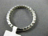 ANTIQUE .72CT ROUND OLD MINE DIAMOND 18KT WHITE GOLD SQUARE ETERNITY RING #11514