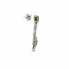 9.14CT DIAMOND & AAA EMERALD 18K 2 TONE GOLD 3D CUSHION & ROUND HANGING EARRINGS