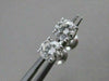 ESTATE .85CTW DIAMOND 5MM STUD 14KT WHITE GOLD SCREWBACK EARRINGS FG VSSI #21269