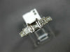 ESTATE .51CT DIAMOND 14KT WHITE GOLD 3D LUCIDA SEMI MOUNT ENGAGEMENT RING #23798