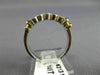 ESTATE .4CT DIAMOND 14K TWO TONE GOLD SEMI BEZEL WEDDING ANNIVERSARY RING #21318