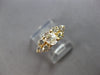 ESTATE .87CT DIAMOND 14K YELLOW GOLD ROUND & OVAL 7 STONE ENGAGEMENT RING #28145