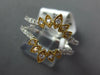 .37CT DIAMOND 14K 2 TONE GOLD 3D FILIGREE MARQUISE SHAPE INSERT ANNIVERSARY RING