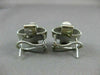 ANTIQUE DIAMOND & AAA SOUTH SEA PEARL 14KT WHITE GOLD CLIP ON EARRINGS #2666