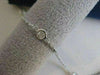 1.05CTW DIAMOND BY THE YARD 14K WHITE GOLD STATION NECKLACE F/G VVS/VS #19759