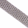LARGE 16.98CT DIAMOND 18KT WHITE GOLD 3D MULTI ROW FLEXIBLE CUFF TENNIS BRACELET