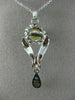 ANTIQUE .50CT OLD MINE DIAMOND AAA SOUTH SEA PEARL 14K WHITE GOLD PENDANT #21893