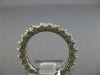 ESTATE 2.75CT DIAMOND 18KT WHITE GOLD ROUND FILIGREE ETERNITY ANNIVERSARY RING