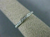 ESTATE .35CT DIAMOND 18KT WHITE GOLD 3D FILIGREE ETERNITY ANNIVERSARY RING 21592