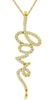 ESTATE .20CT DIAMOND 14KT YELLOW GOLD 3D FUN SIGNATURE LOVE NECKLACE