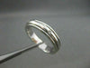ESTATE .12CT DIAMOND 14KT WHITE GOLD FLOATING ETOILE ANNIVERSARY RING 4mm #10839