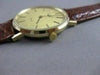 ESTATE LONGINES SWISS QUARTZ GOLD FILLED MENS WATCH CROCODILE BAND 35MM #21586