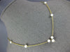 ESTATE AAA SOUTH SEA PEARL 14KT YELLOW GOLD 3D BY THE YARD FUN NECKLACE #24947
