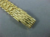 ESTATE LARGE GENEVE .70CT DIAMOND 14KT WHITE & YELLOW GOLD 3D ROUND WATCH #10771