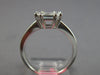 .76CT DIAMOND 18KT WHITE GOLD 3D INVISIBLE CLUSTER ASCHER LOOK ENGAGEMENT RING
