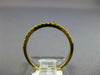 ESTATE .25CT AAA YELLOW SAPPHIRE 18KT YELLOW GOLD 3D 2MM SEMI ETERNITY FUN RING