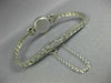 ANTIQUE CROTON .72CT OLD MINE DIAMOND 14KT WHITE GOLD 3D ART DECO WATCH #2208