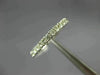 ESTATE .35CT DIAMOND 14KT WHITE GOLD SEMI ETERNITY COMFORT FIT ANNIVERSARY RING