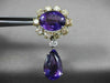 ANTIQUE EXTRA LARGE 38.51CT MULTI GEM 18KT YELLOW GOLD & PLATINUM 3D BROOCH PIN