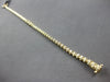 ESTATE .94CT DIAMOND 14K YELLOW GOLD CLASSIC PAST PRESENT FUTURE TENNIS BRACELET