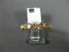 ESTATE .44CT DIAMOND 14K ROSE GOLD 3D INFINITY FILIGREE WEDDING ANNIVERSARY RING