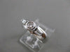ESTATE DIAMOND 14K WHITE GOLD 3 STONE BEZEL ROUND ENGAGEMENT RING 5MM WIDE 20724