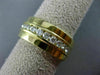 ESTATE WIDE .79CT DIAMOND 18KT WHITE GOLD 3D 12 STONE SEMI ETERNITY WEDDING RING
