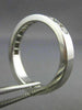 ESTATE .49CT DIAMOND 14KT WHITE GOLD 3D CLASSIC 7 STONE WEDDING ANNIVERSARY RING