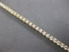 ESTATE 3.06CT DIAMOND 14KT YELLOW GOLD 3D 2.5MM CLASSIC TENNIS BRACELET