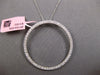 EXTRA LARGE .84CT DIAMOND 14KT WHITE GOLD 3D CLASSIC OF LIFE FLOATING PENDANT