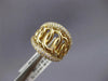 LARGE .80CT DIAMOND 14KT YELLOW GOLD 3D MULTI ROW LOVE KNOT GRADUATING FUN RING