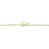 ESTATE 4.0CT DIAMOND 14KT YELLOW GOLD 3D CLASSIC ROUND TENNIS BRACELET