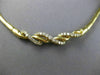 ESTATE 1.80CT DIAMOND 18KT YELLOW GOLD 3D CLASSIC ROPE SWIRL LINK NECKLACE #5535