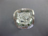 ESTATE LARGE 11.92CT AAA GREEN AMETHYST 14KT WHITE GOLD 3D HANDCRAFTED FUN RING