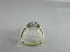 ESTATE .70CT 14KT WHITE & YELLOW GOLD PAST PRESENT FUTURE OLD MIND DIAMOND RING