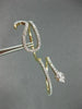 ESTATE LARGE .50CT ROUND DIAMOND 14KT YELLOW GOLD CLASSIC DOUBLE SNAKE FUN RING